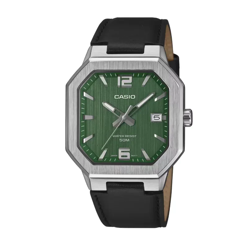 Casio Enticer Sporty Green Texture Men's Watch- MTP-B195L-3AV